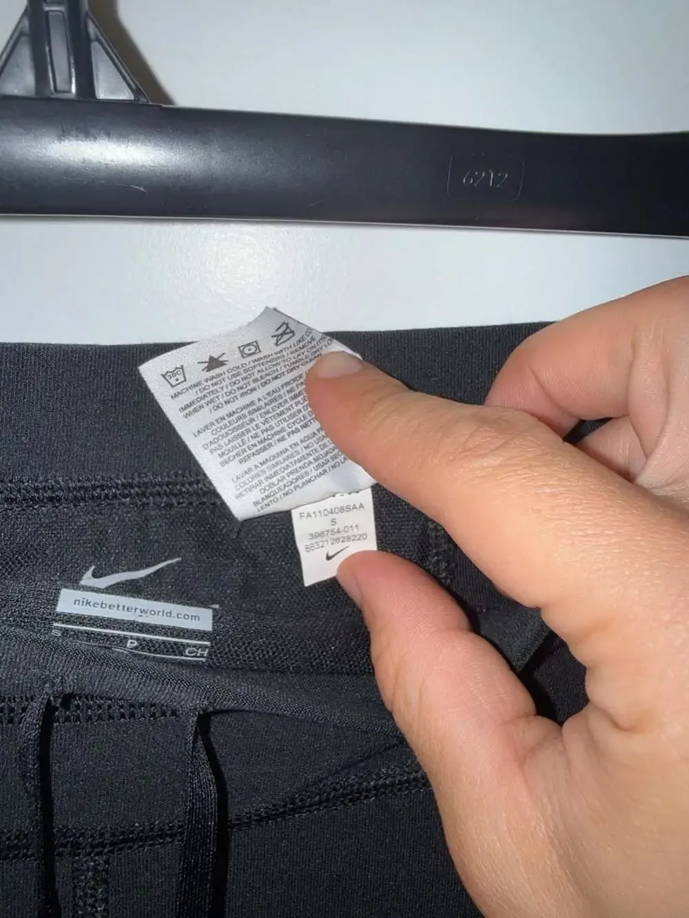 Nike Women's Dri-FIT Running Pants Black Size S 396754-011 - Picture 5 of 5